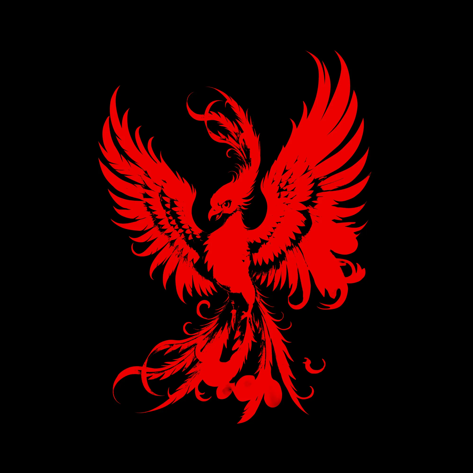Fenix V3 - silueta rojo y negro